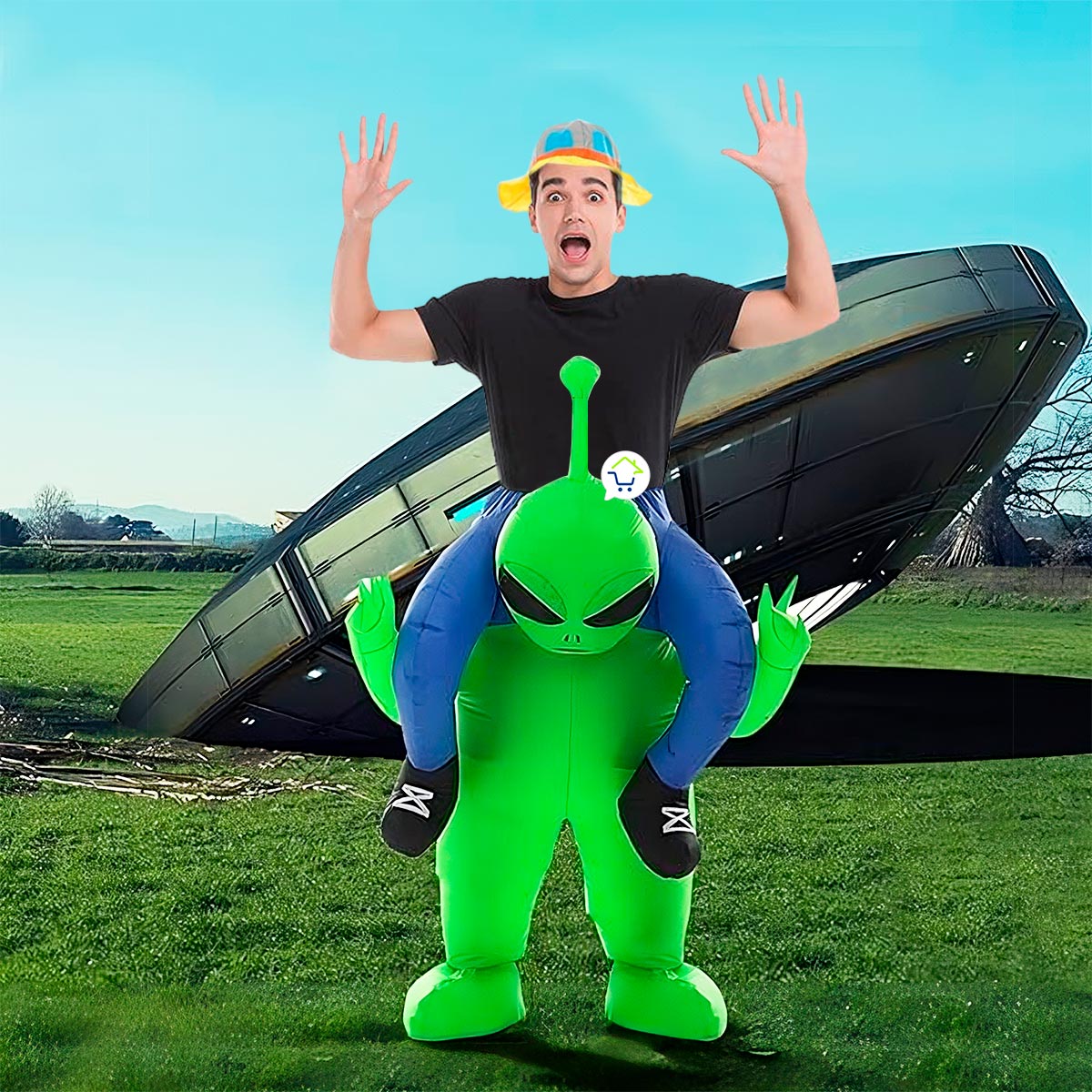 Disfraz Inflable Alien - La Diversión Espacial para tu Halloween