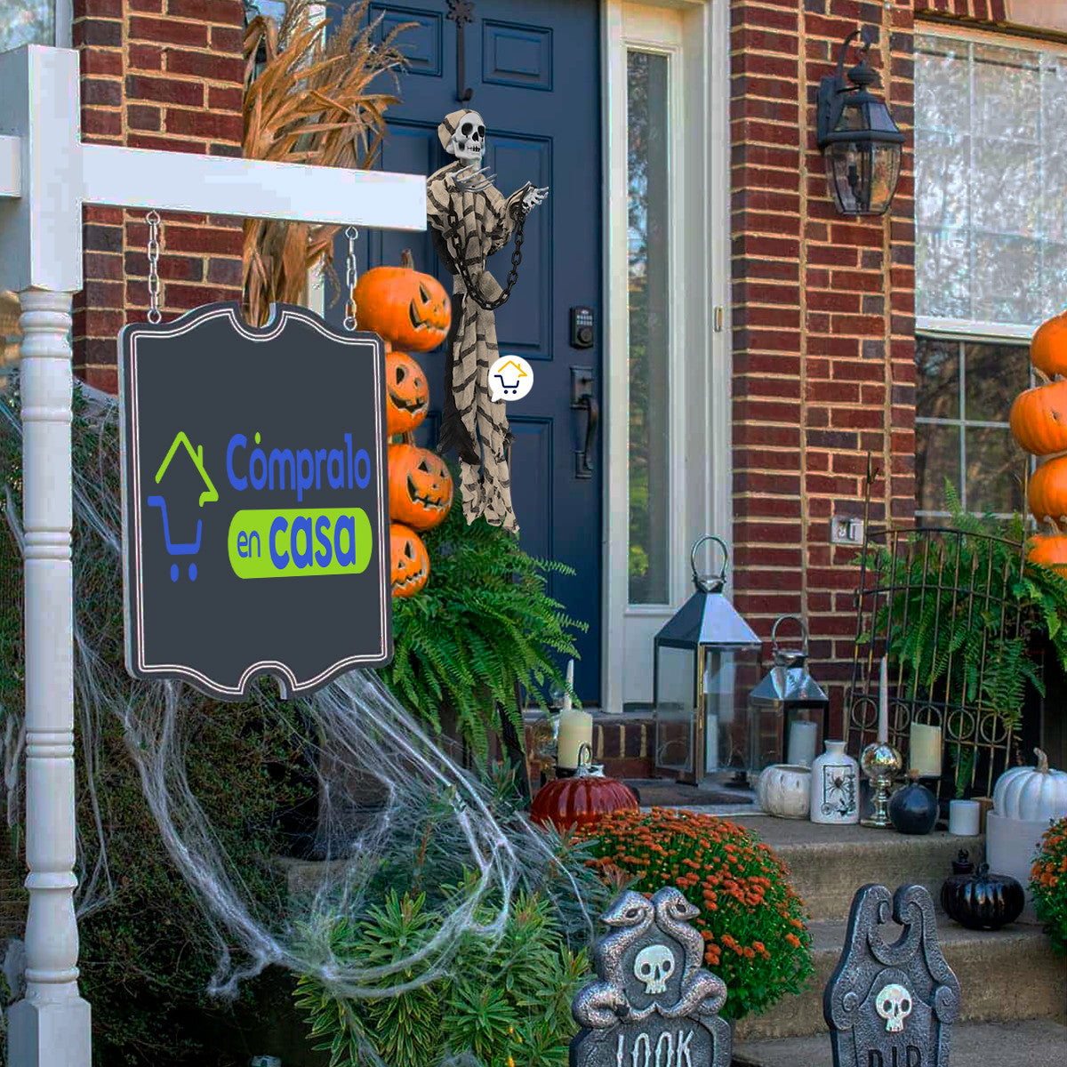 Esqueleto Colgante - La Decoración Más Escalofriante para tu Halloween