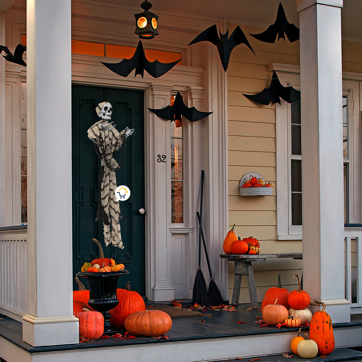 Esqueleto Colgante - La Decoración Más Escalofriante para tu Halloween