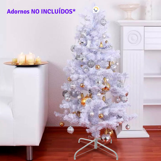 Árbol Navidad Blanco 150 cm 450 Ramas 208: Elegancia Invernal para Tu Hogar