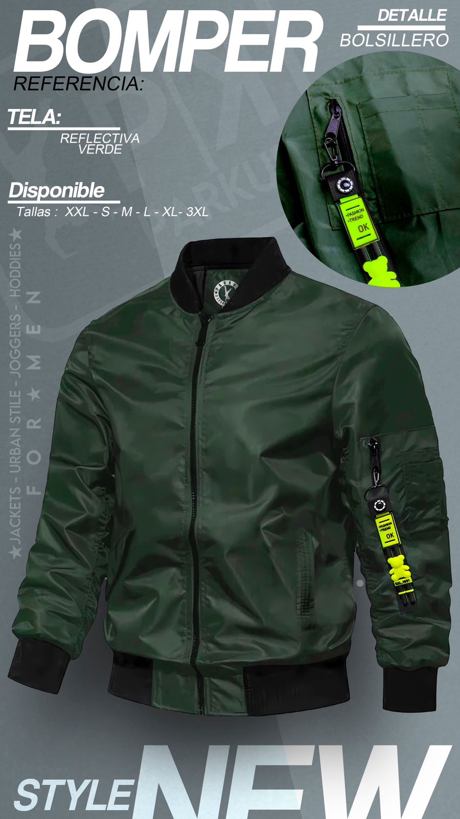 Chaqueta Bomper Piloto N150