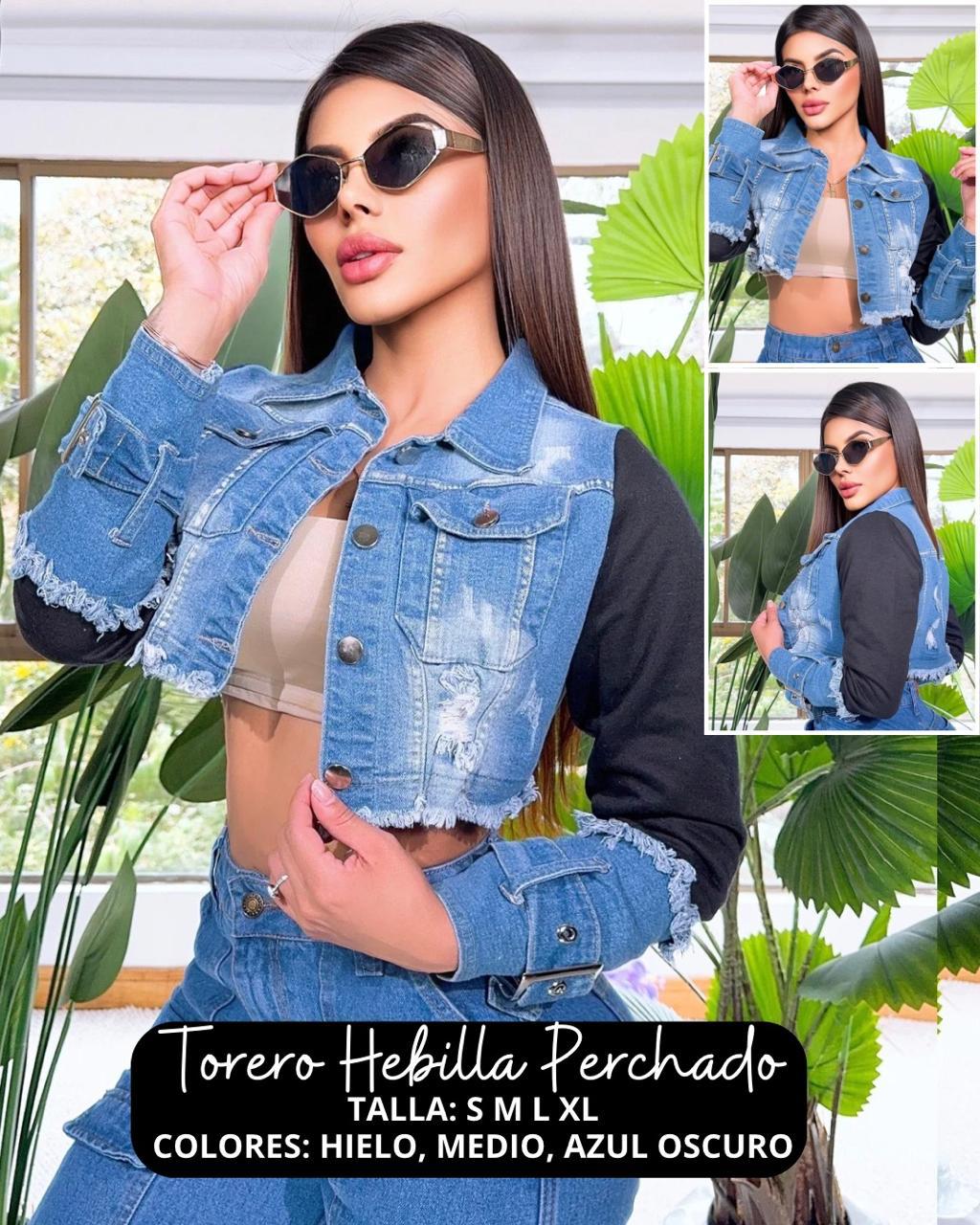 Chaqueta Jeans Buso Puños Jeans: Estilo Urbano y Cómodo para Mujer