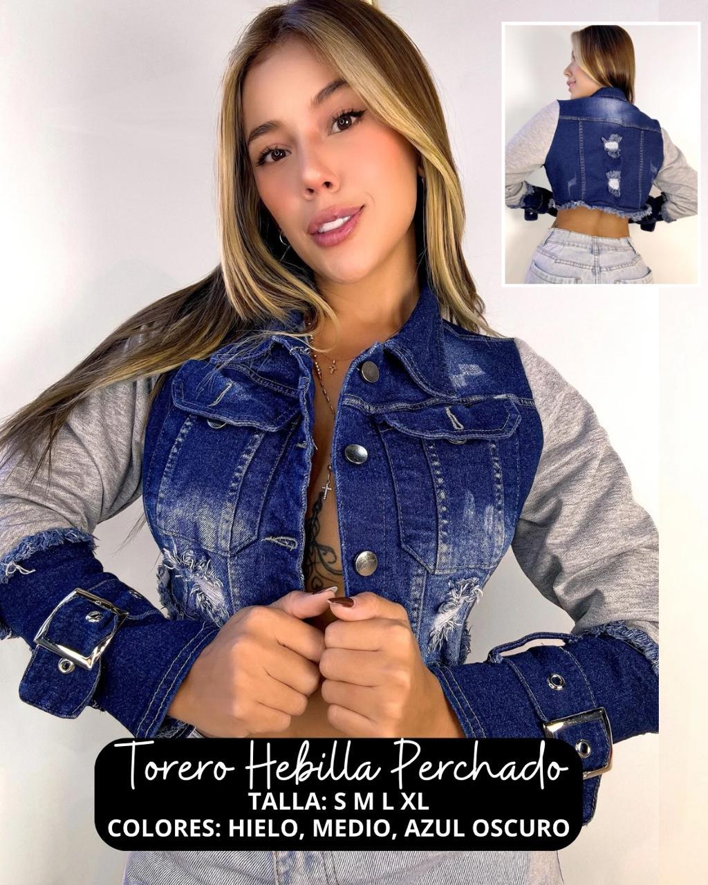 Chaqueta Jeans Buso Puños Jeans: Estilo Urbano y Cómodo para Mujer