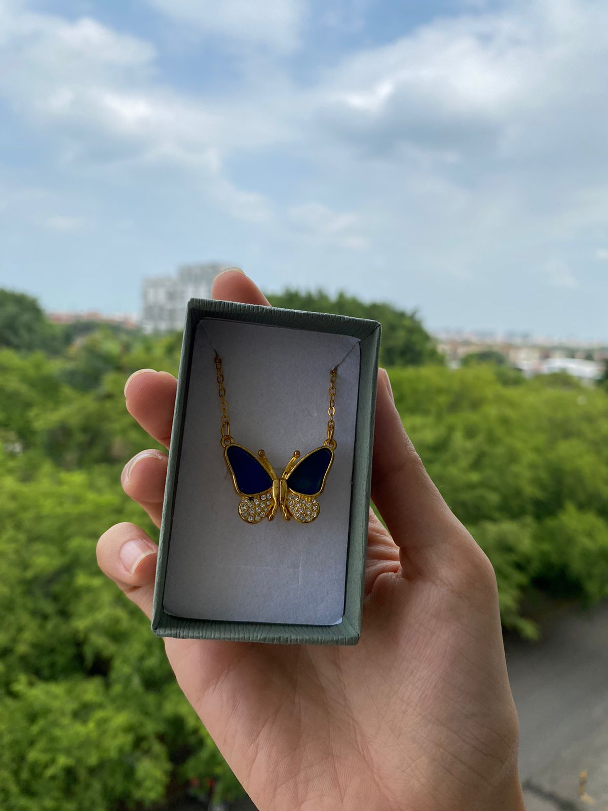 Collar Mariposa Emociones: Un Regalo Especial en Caja de Lujo