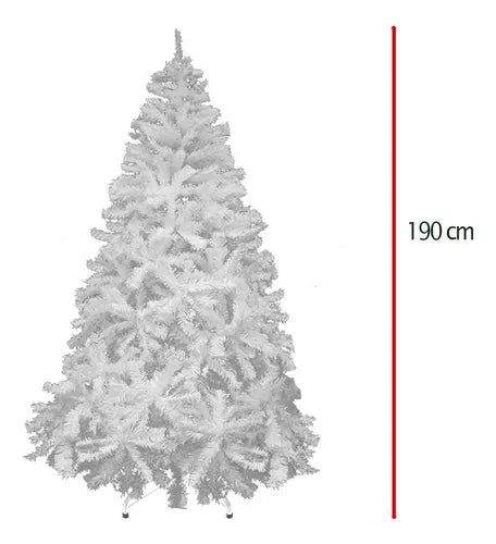 Árbol de Navidad 190 cm Blanco JA: Magia y Elegancia para tu Navidad