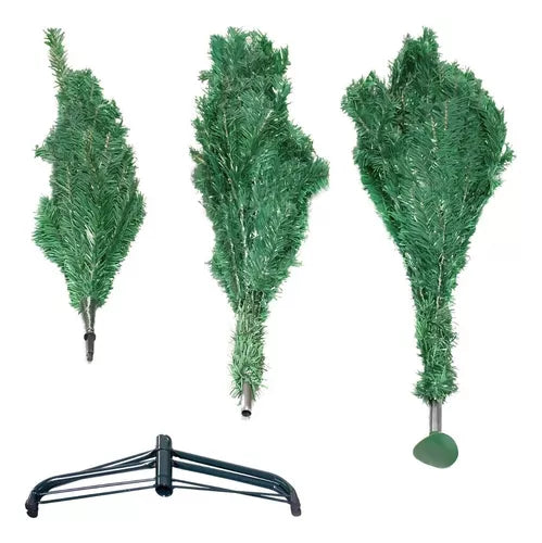 Árbol de Navidad Robusto 210 cm Verde 13: Impresionante y Natural para tu Navidad