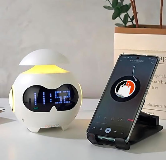 Reloj Despertador Emoji Digital con Luz LED: ¡Despierta con Estilo y Diversión!