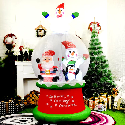 Muñeco de Navidad Inflable Papá Noel – ¡El Toque Perfecto para tu Decoración Navideña!