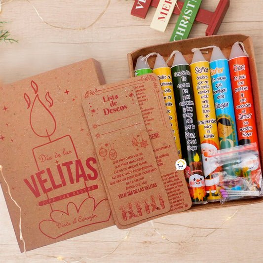 Velitas X6 Ritual Navidad Deseos KDV01 – Ilumina tus Deseos Navideños