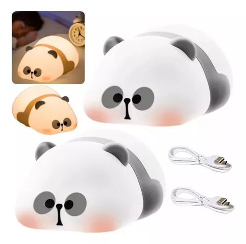 Panda Glow: Lámpara de Silicona con Forma de Panda, ¡Encanto y Luz en Uno!