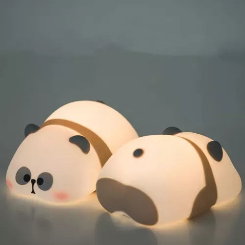 Panda Glow: Lámpara de Silicona con Forma de Panda, ¡Encanto y Luz en Uno!