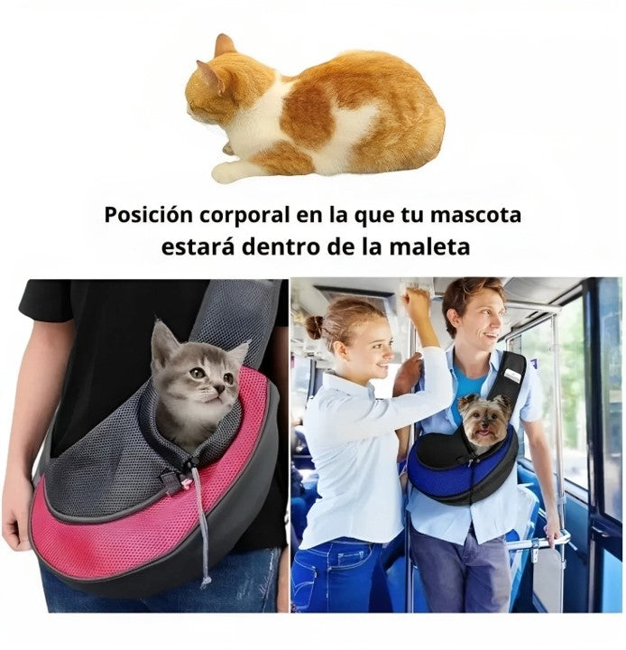 Bolso Tipo Canguro para Mascotas – Comodidad y Seguridad para tu Compañero Peludo