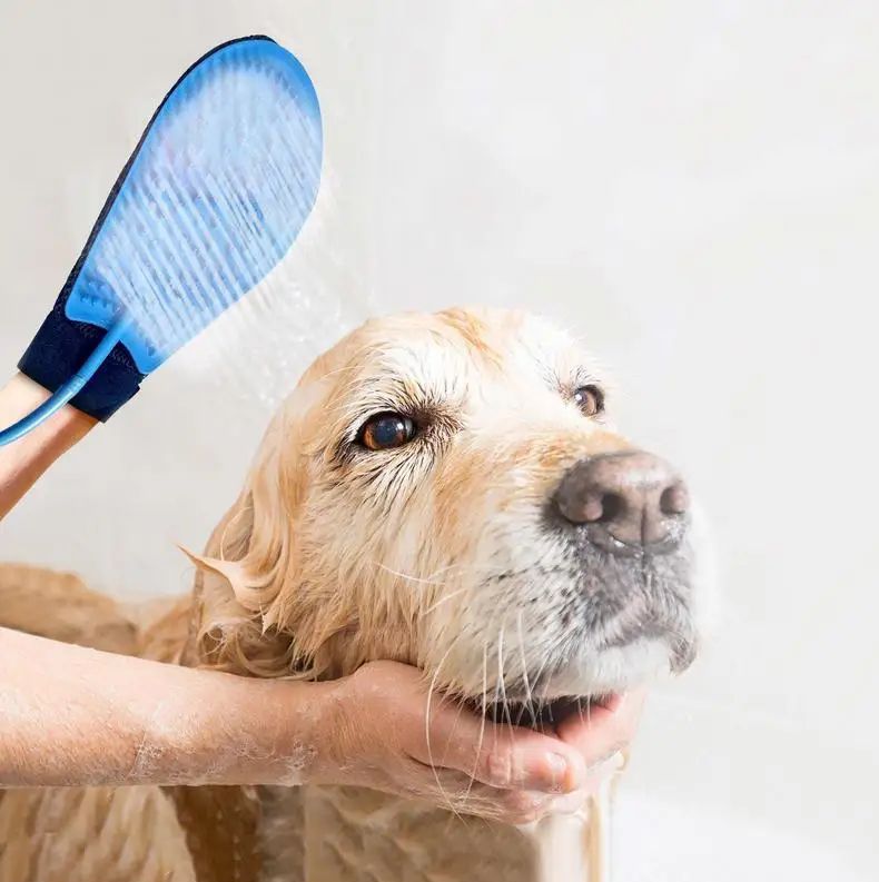 Guante de Baño Silicona para Mascotas – Cuidado Suave y Eficiente para tu Mejor Amigo