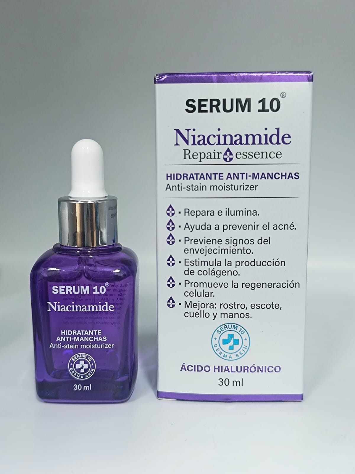 Serum 10 Niacinamida 851088 – Sérum Facial Antimanchas y Antiarrugas